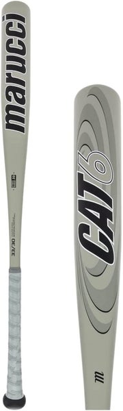 New BBCOR Certified Marucci CAT 6 Bat (-3) 27 oz 30"