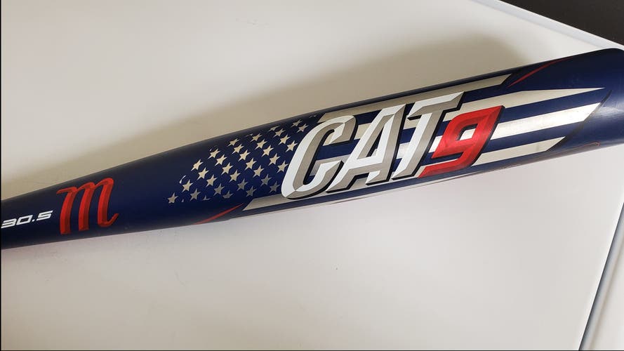 Used Marucci Cat 9 Bat (-3) 30.5 oz 33.5" BBCOR