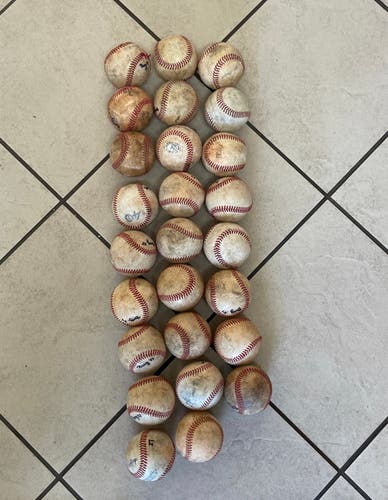26 Used random Baseballs