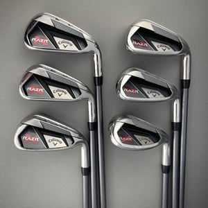 WOMAN’S CALLAWAY RAZR X IRON SET 6-PW, SW AND WOODS +PING PUTTER