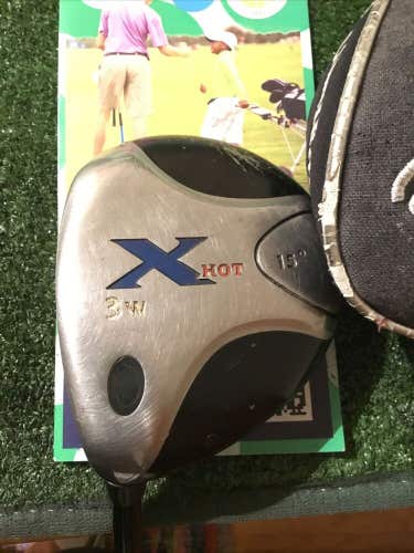 Callaway Left Handed X Hot Series 15* 3 Wood Regular Fujikura Graphite Shaft