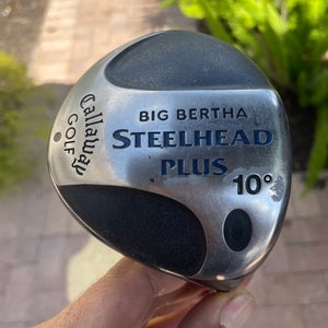 Callaway Golf Club Big Bertha Steelhead Plus 10 Deg In Right Handed
