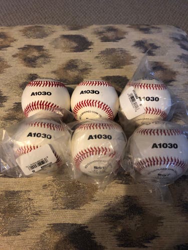 New 6 Pack Wilson A1030 baseballs