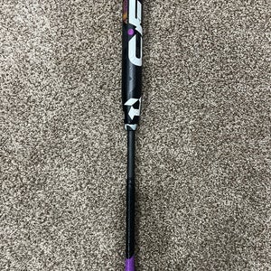 DeMarini CF TXC Fastpitch Bat - WBD2374 (Black/ Purple/White) 33in 22oz
