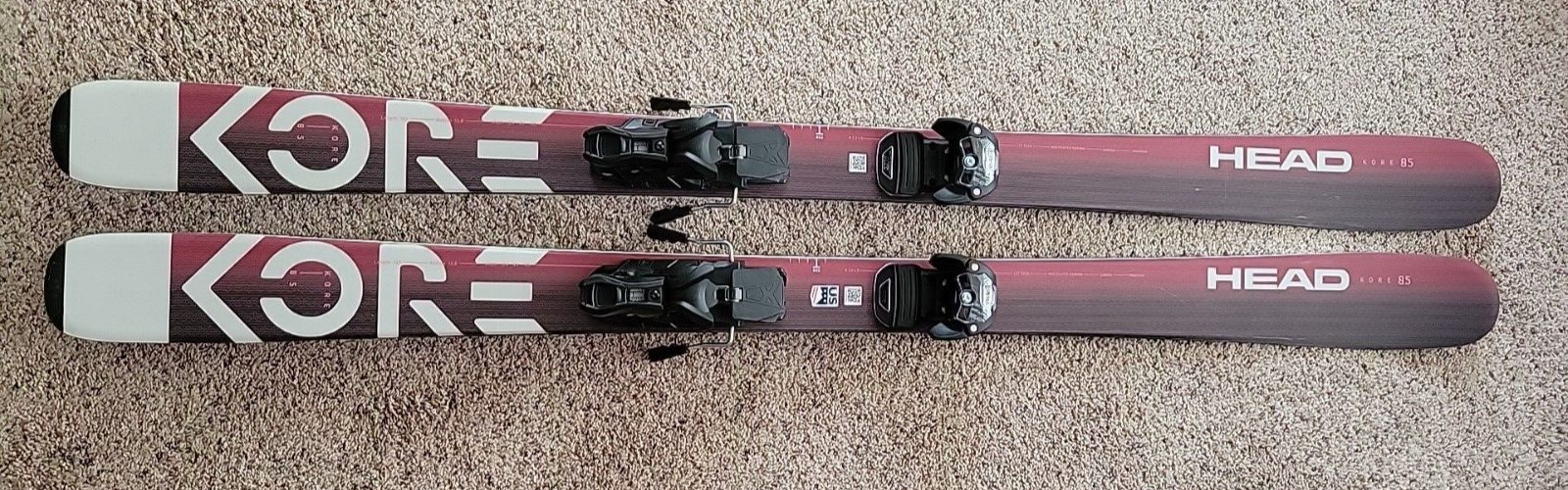 2023 Head Kore 85 W with Salomon Warden 13 Bindings  163 cm Excellent Condition