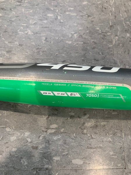 Used USABat Certified Easton S450 (29") Alloy Baseball Bat - 17OZ (-12)
