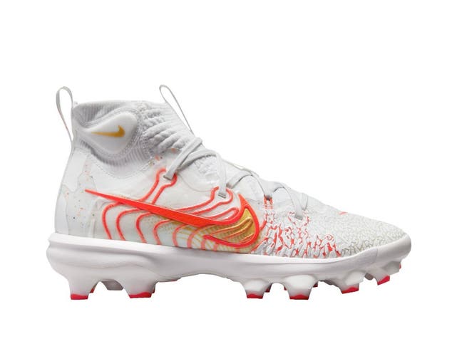 White Men's Metal High Top Alpha Huarache Elite