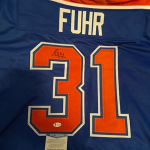 Grant Fuhr Signed Jersey