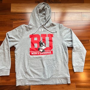 Boston University Men’s Lacrosse XXL Under Armour Hooded Sweatshirt