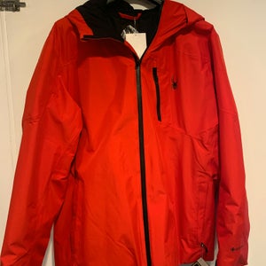 Spyder New Men's Able GTX Gore-Tex Shell Jacket XL in Volcano (Red)