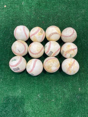 Used Other Baseballs 12 Pack (1 Dozen)