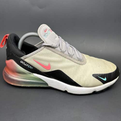 Nike Air Max 270 G South Beach Hot Punch Grey Golf Shoes CK6483-024 Men’s Size 9