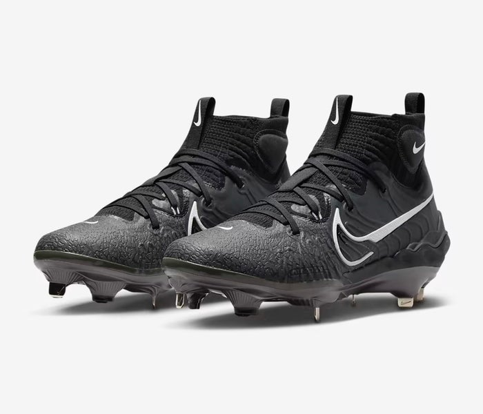 Nike Alpha Huarache NXT Black Metal Baseball Cleats DJ6517-010 Men’s Size 7 NEW