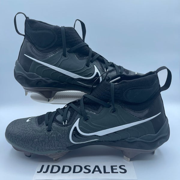 Nike Alpha Huarache NXT Black Metal Baseball Cleats DJ6517-010 Men’s Size 7 NEW