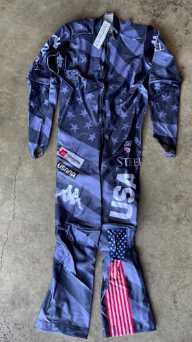 2023 Kappa US Ski Team Men's New XL Non Padded Speed Suit