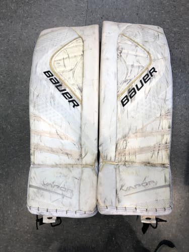 Used Bauer Vapor X900 Hockey Goalie Leg Pads (31")