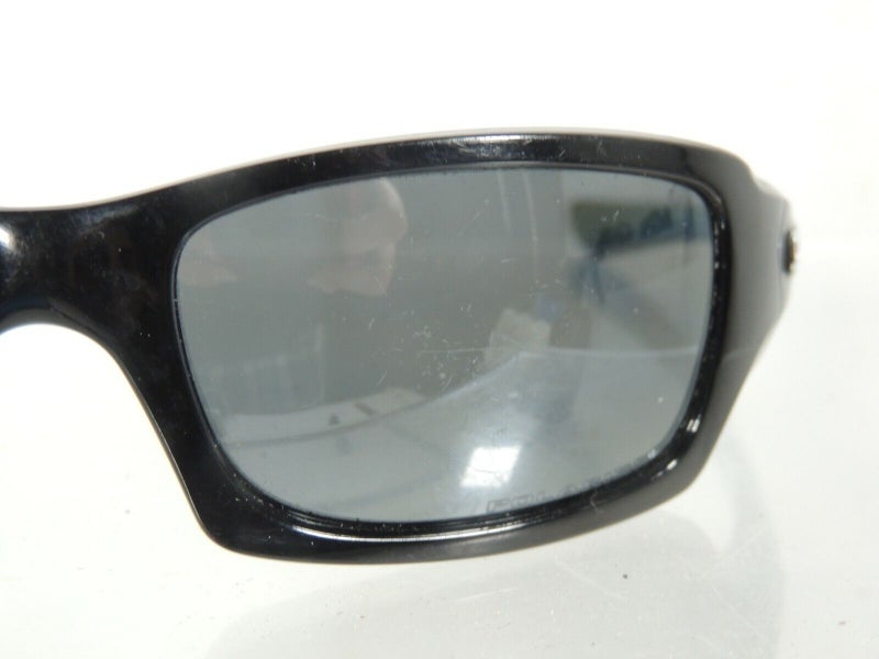 Oakley (4+1) Squared Gloss Black Wrap Frame and Black Lenses SidelineSwap