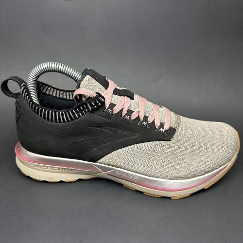 Brooks Womens Ricochet LE 1202921B030 Black Pink Running Shoes Sneaker Size 6.5