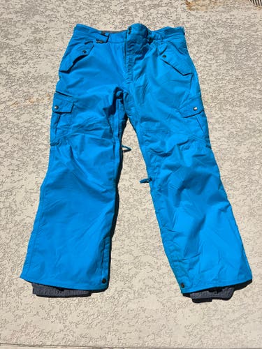 Blue Men's Adult Used XXL 686 Ski Pants OA2