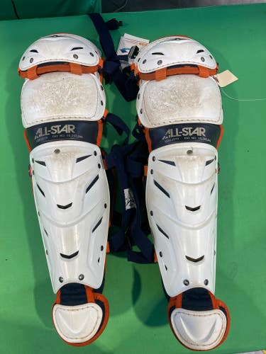 Used All Star System 7 Catcher's Leg Guard