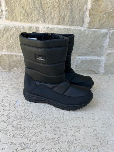 A1-2 Black Adult New Men's 11.0 (W 12.0) Snow Winter Boots OA3