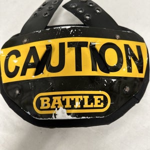 Battle Sports Caution Protective Football Back Plate used