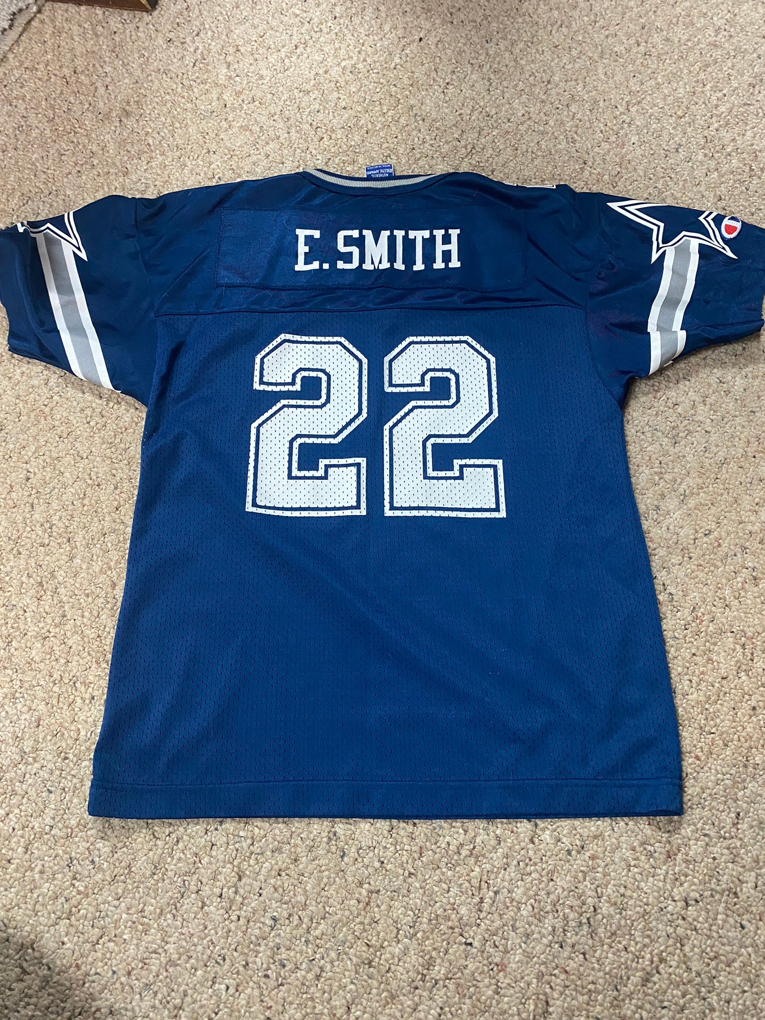 Champion Dallas Cowboys Emmitt Smith Jersey Kids Large 14-16