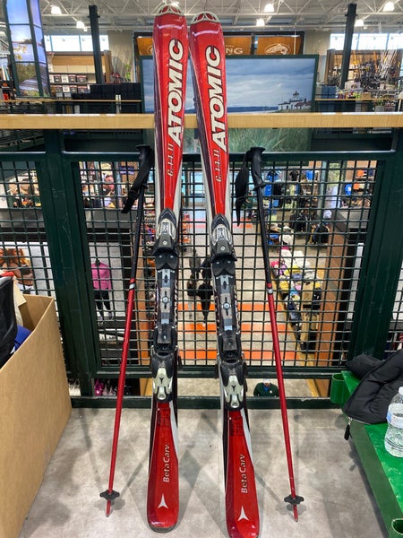Used Unisex 151 - 160 cm Atomic carve 160 Mountain & Carving Skis Yes Max Din | SidelineSwap
