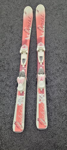 Used girl's Volkl 120 cm All Mountain Chica Skis With Bindings