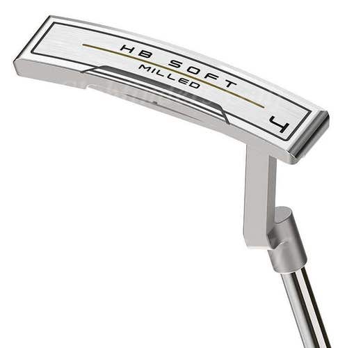 NEW LH Cleveland HB SOFT Milled #4 Plumber's Neck 35" Putter Golf Club W/ HC