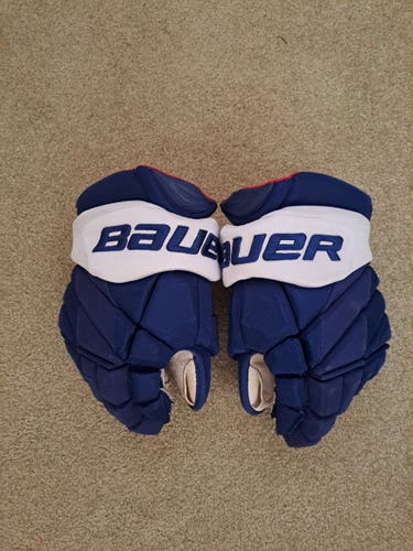 Used Bauer Vapor 1X Pro Lite Gloves 14" Pro Stock