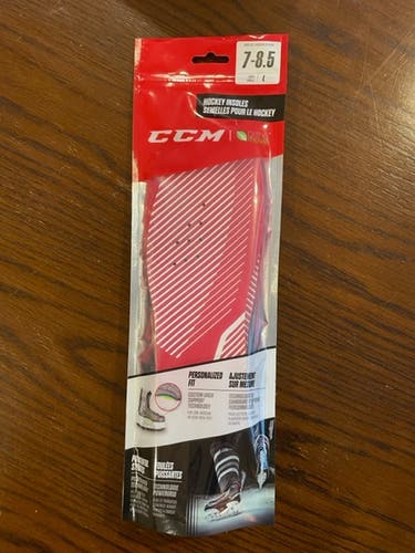 New CCM Hockey Insoles (orthomove) size 7-8.5.