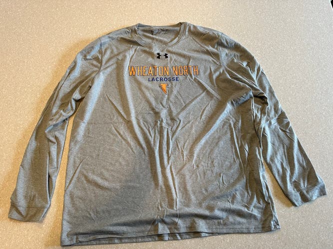 Wheaton North Falcons HS Gray New Men's Under Armour Shirt