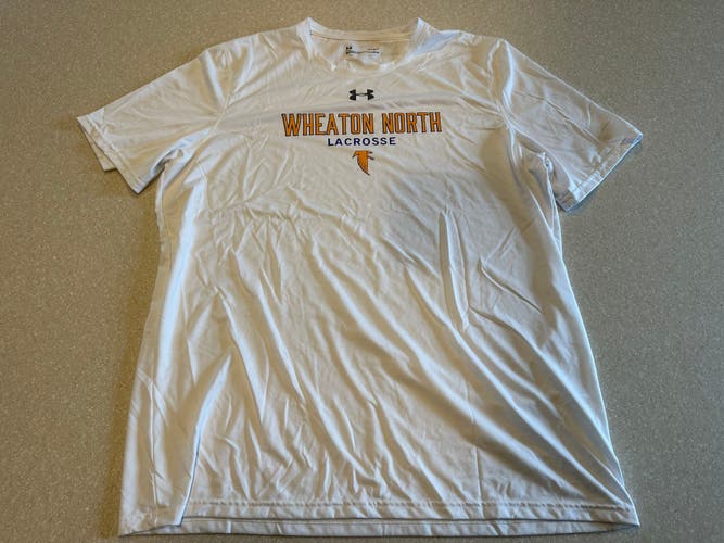Wheaton North Falcons HS White New Men's Under Armour Shirt