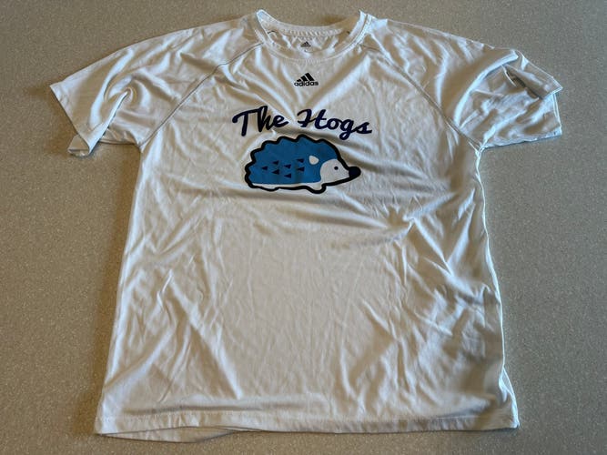 East Cobb Hogs Lacrosse White New Men's Adidas Shirt