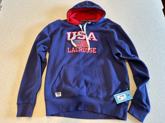 USA Lacrosse Blue New Large Sweatshirt
