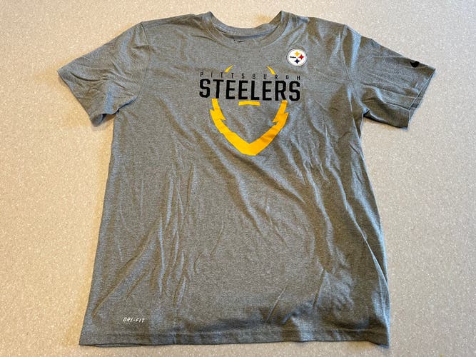 Pittsburgh Steelers Gray New Men's Nike Shirt
