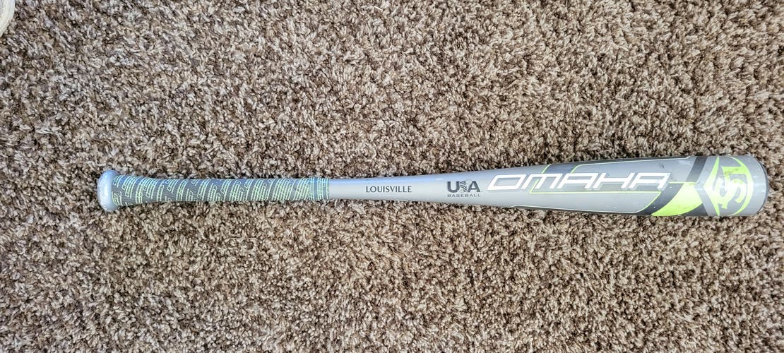 Used Louisville Slugger Alloy Omaha Bat (-10) 18 oz 28"