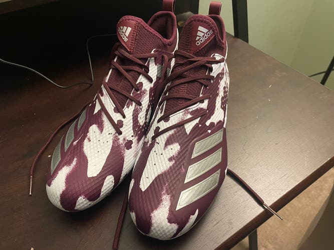 Adizero Camo Maroon Cleats (New No Box)
