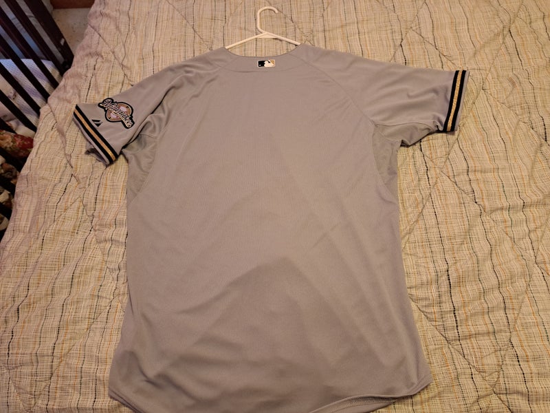 Milwaukee Brewers AC Cool Base Road Jersey size 48 NNOB