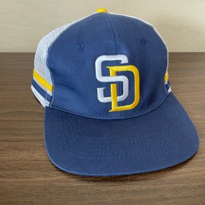 San Diego Padres MLB BASEBALL COX 2016 SGA Adjustable Strap Trucker's Cap Hat!