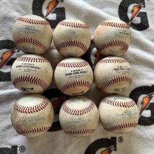 ( 9 ) Rawlings Baseballs ( MiLB )