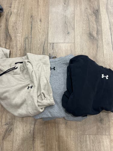 Black Used Men's Under Armour Sweatshirt