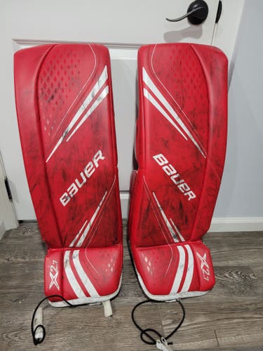 Used 34" Bauer X2.7 Goalie Leg Pads