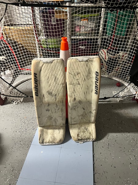 34" Bauer Ultrasonic Goalie Leg Pads Used