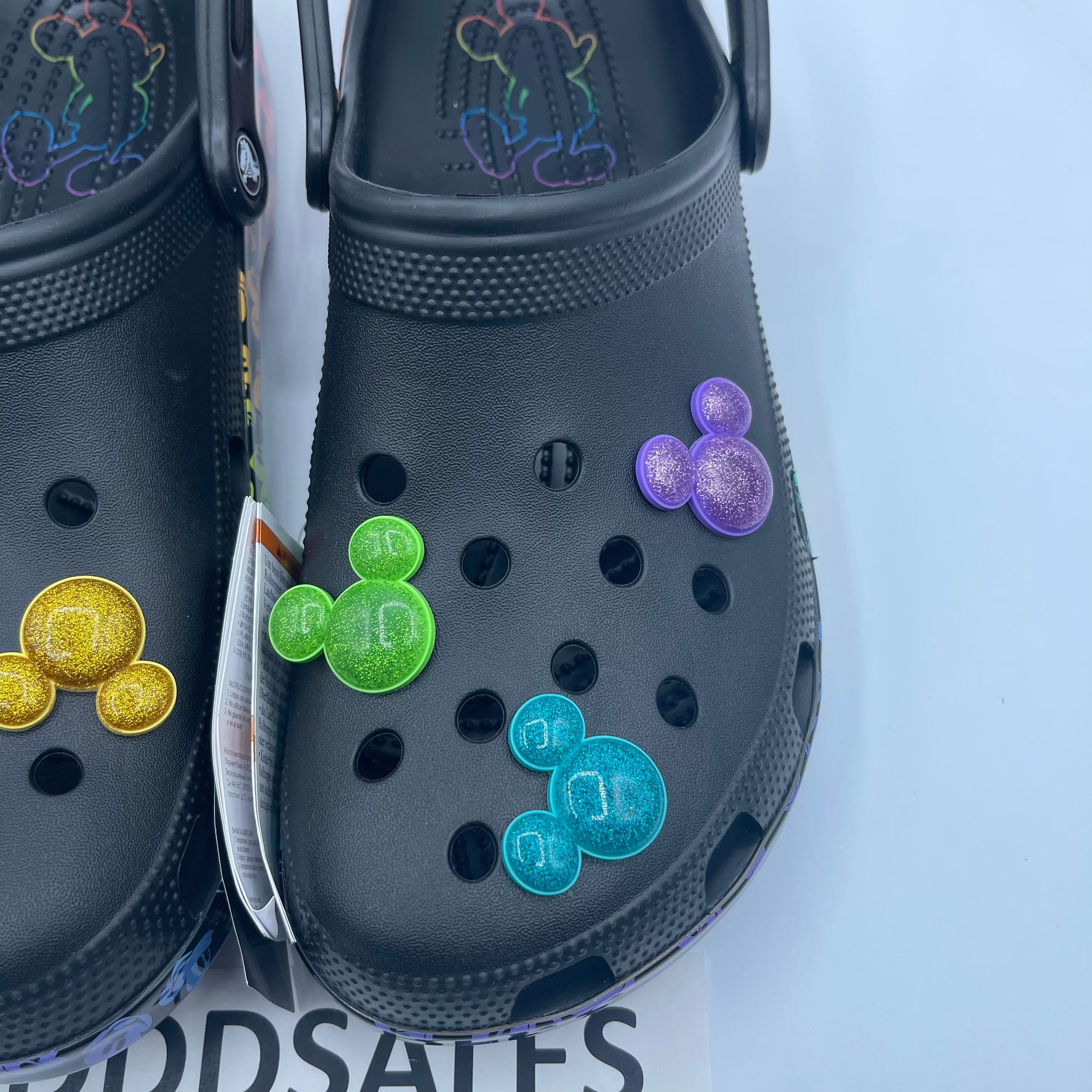 CROCS Mickey Mouse Disney Celebration Pride Multi-Color Classic Clog Crocs x Disney Rainbow Pride Celebration Mickey Mouse  main image 2