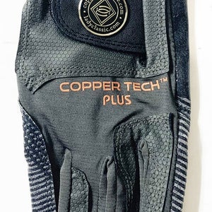 NEW Copper Tech Spider Grip Grey/Black Men's One Size Fits All Golf Glove