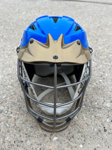 Used M/L Blue Cascade CPV-R Helmet Lacrosse OA3
