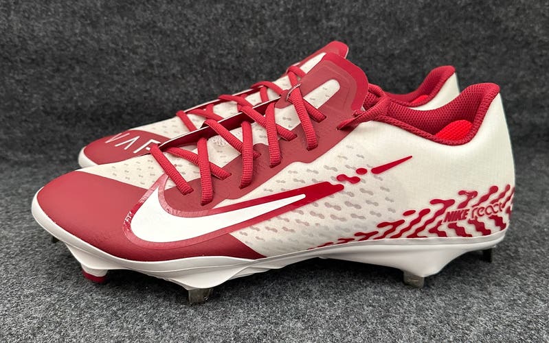 Men’s Nike React Vapor Ultrafly Elite 4 Red White Baseball Cleats DA0701-603  Size 11