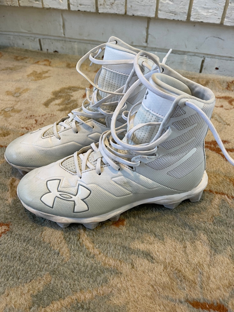Under Armour Lacrosse Cleats 6Y White Football